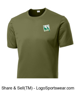 Green Wicking Tee Design Zoom