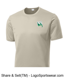 Tan Wicking Tee Design Zoom